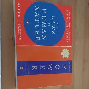 The Laws of Human Nature and The 48 Laws of Power Books Robert Greene
